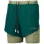 Ronhill Men's Tech Distance Twin Short Deep Lagoon/Woodland